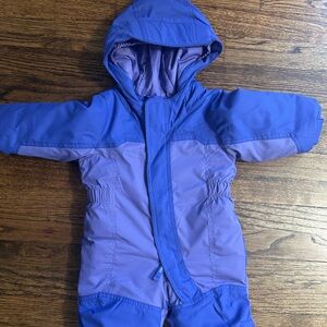 L.L. Bean Purple Baby Snowsuit 6-12m